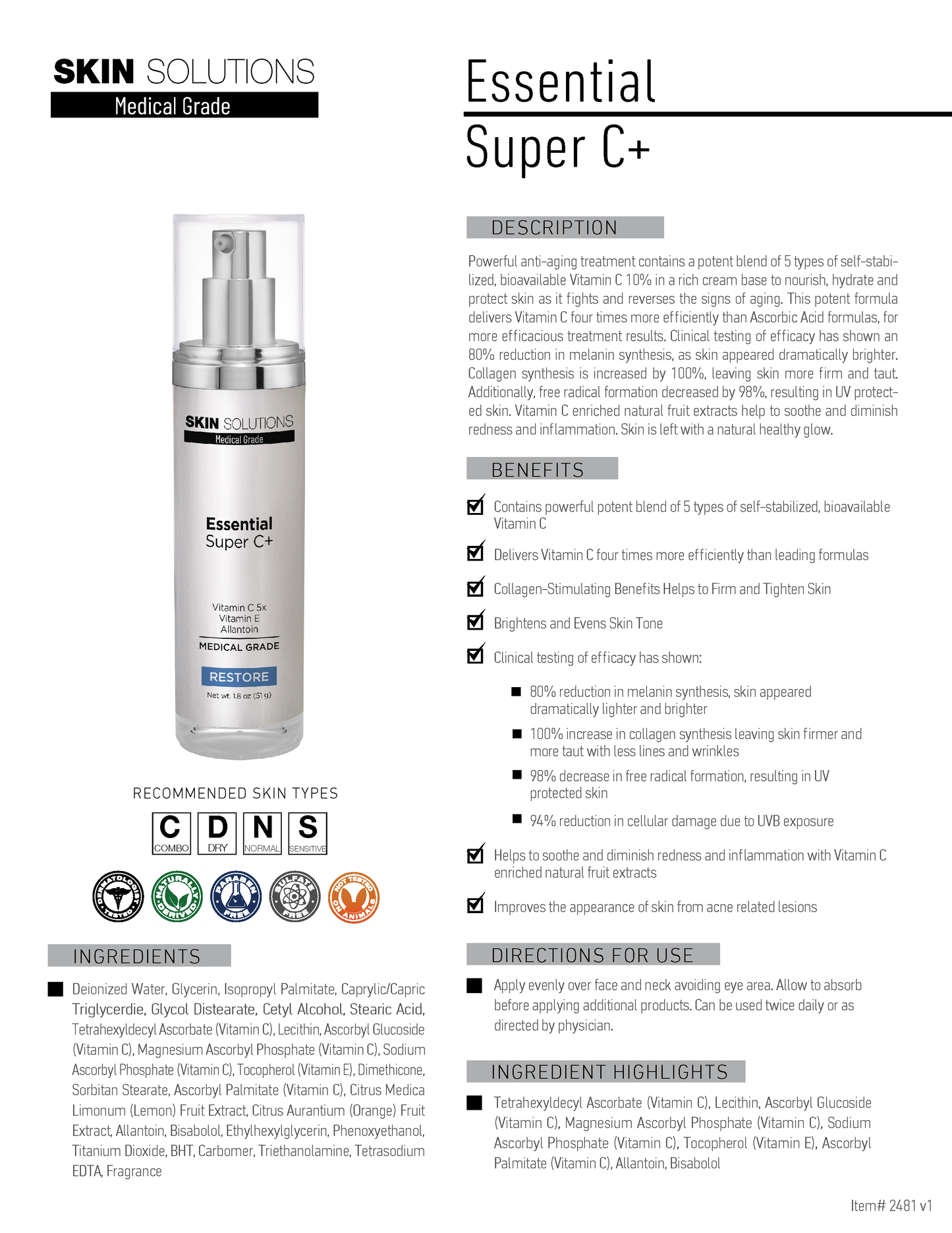 Essential Super C+