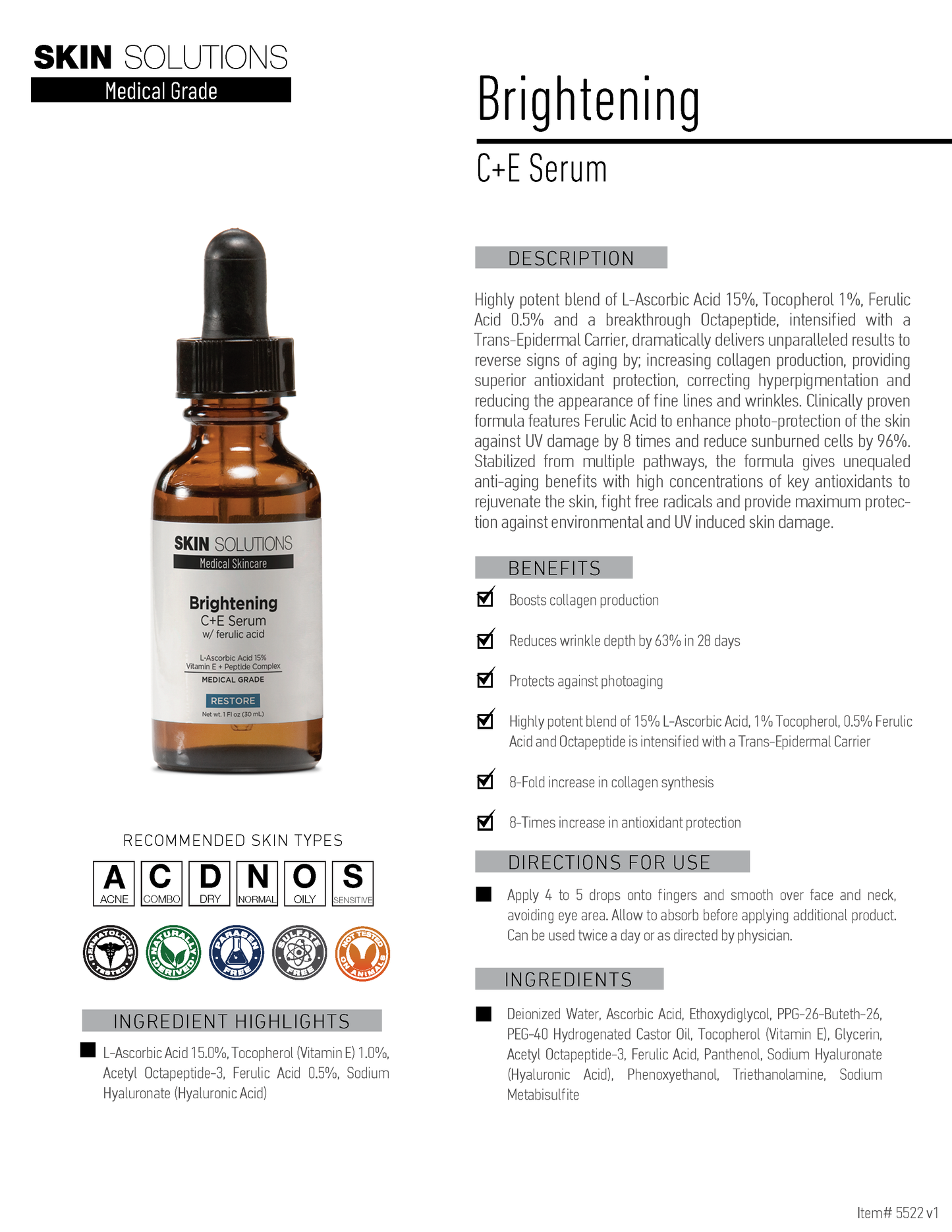 Brightening C+E Serum