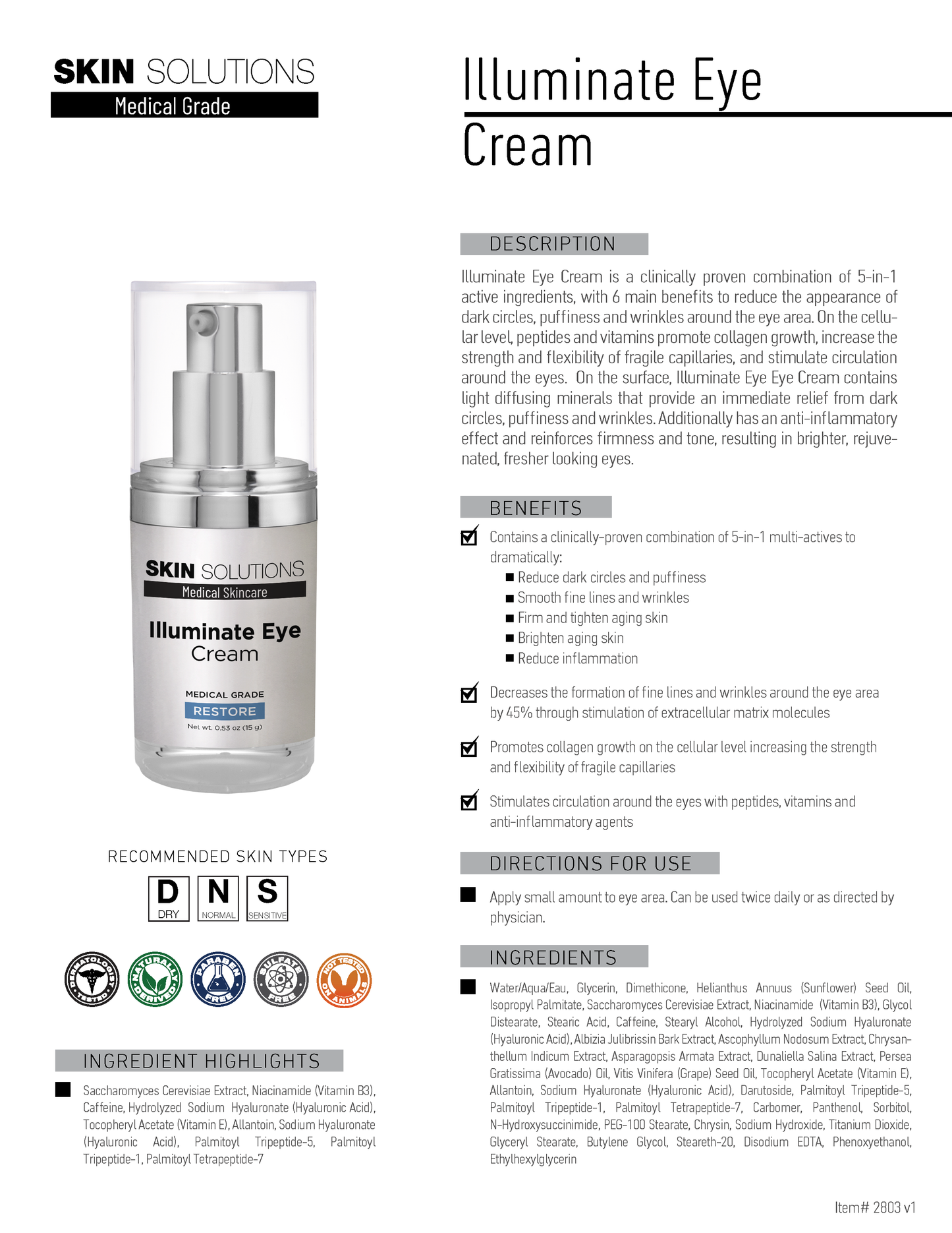 Illuminating Eye Cream