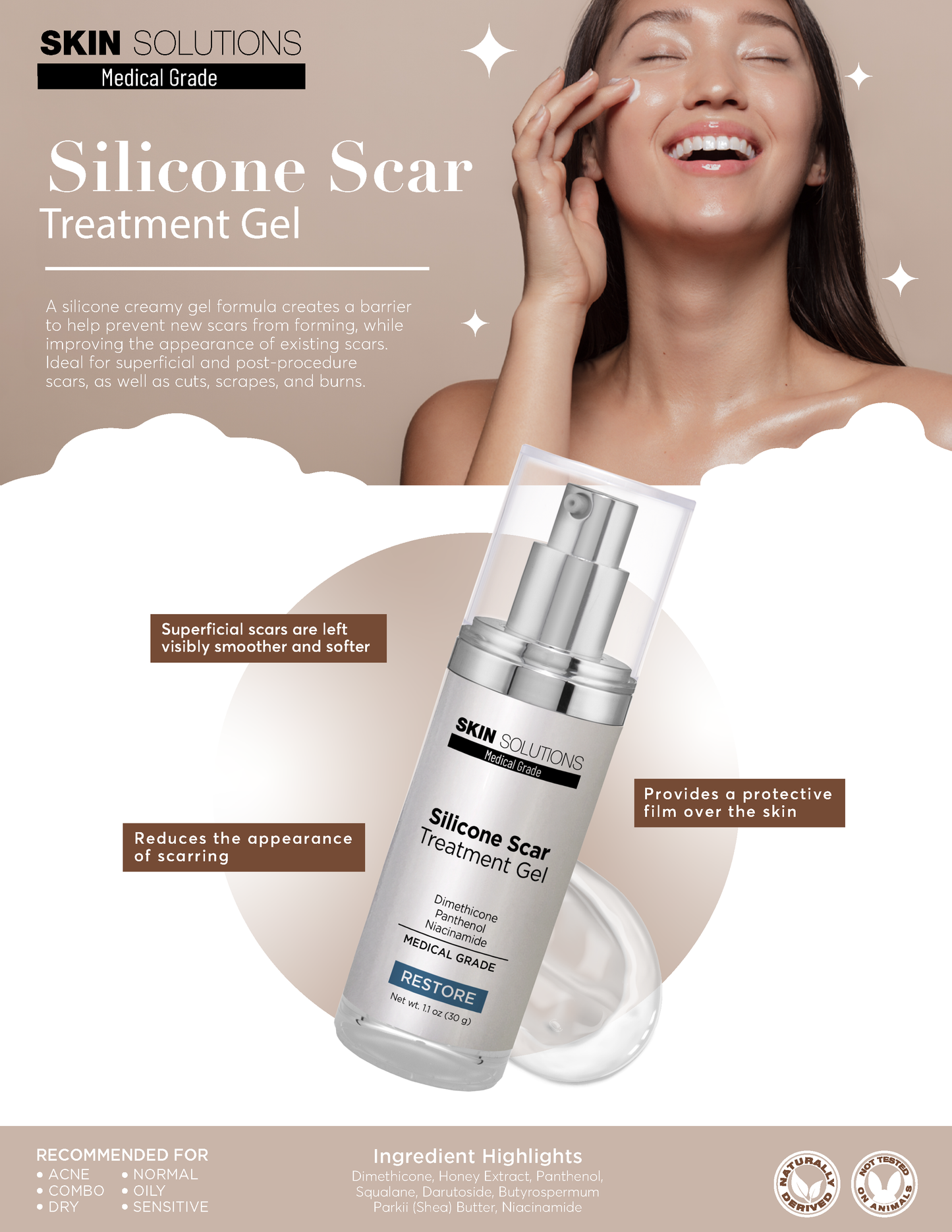 Silicone Scar Treatment Gel