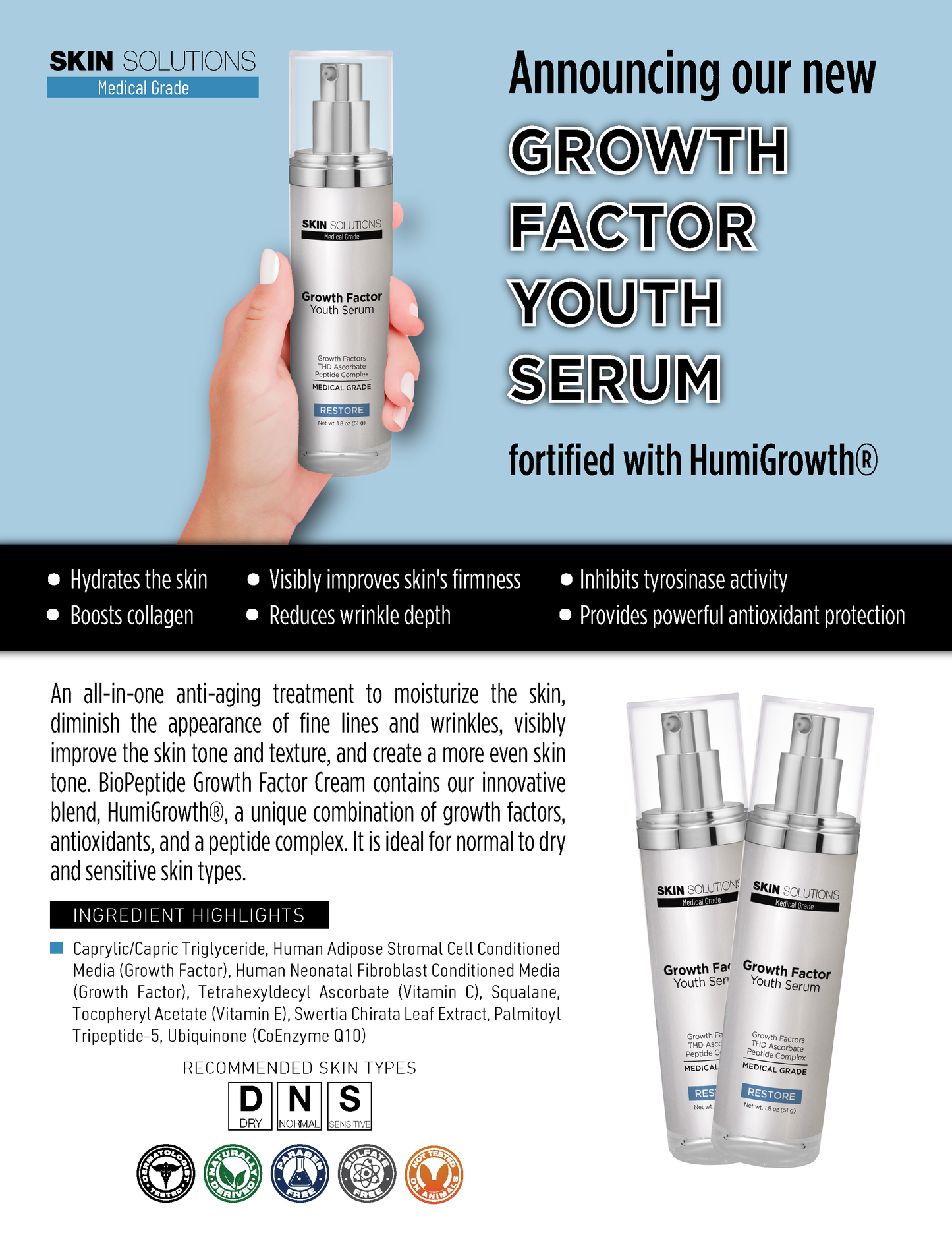 Growth Factor Youth Serum