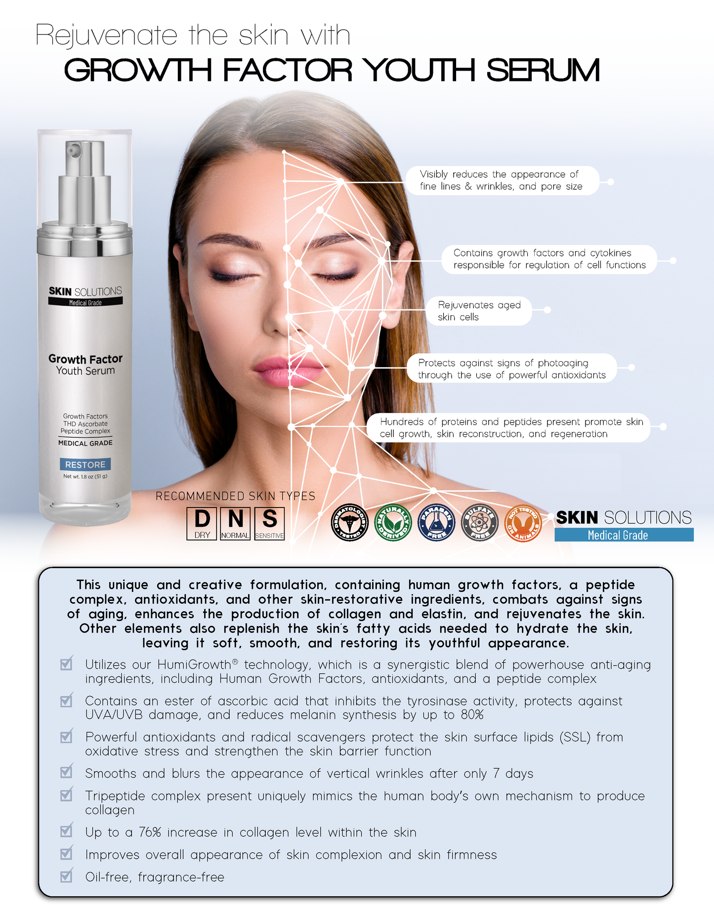 Growth Factor Youth Serum